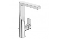 Edge - Baterie de lavoar Inalta cu ventil si limitator debit 5 l/min